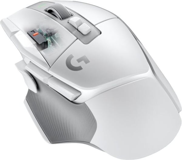 Logitech G502 X Lightspeed -trådløs spilmus, hvid