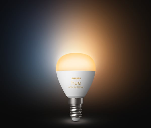 Philips Hue White Ambience Lyster smartlampa, E14, P45