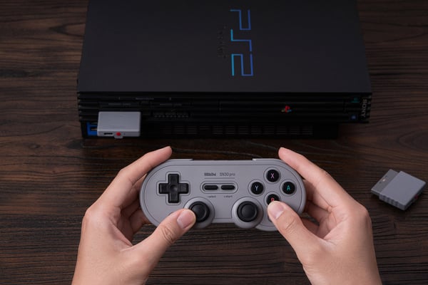 8BitDo Retro Modtager PlayStation / PlayStation 2