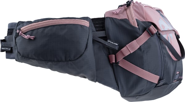 Evoc HIP PACK PRO 3 bæltetaske 1,5 l med væskeblære, pink/grå