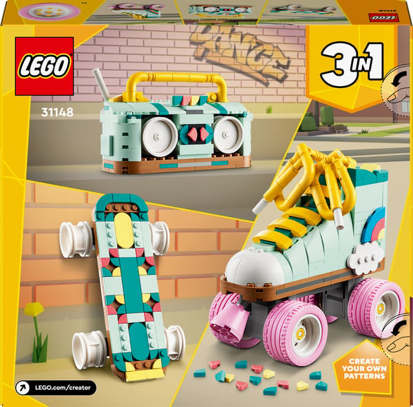 LEGO Creator Retrorullskridsko 3-i-1-leksak 31148