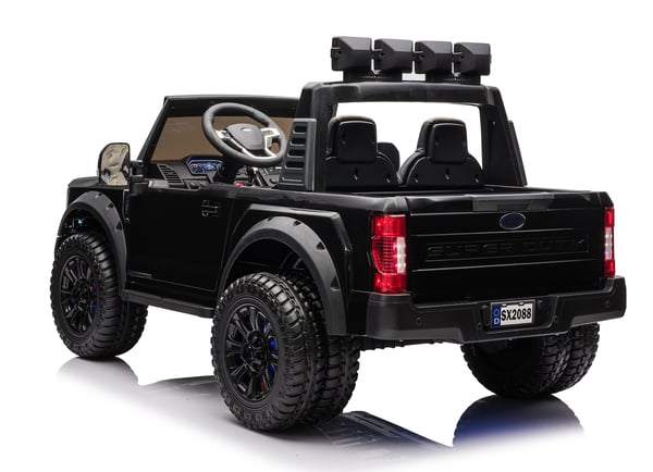 Ford Duty F450 -elbil, svart