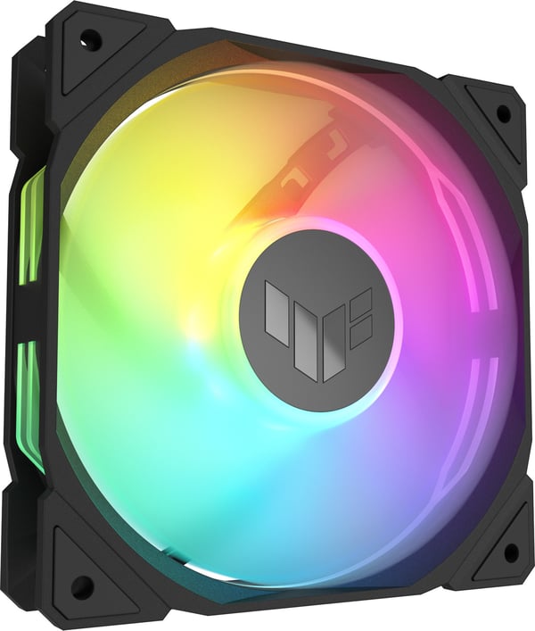 Asus TUF Gaming TR 120 ARGB PWM-blæser, 120 mm, sort