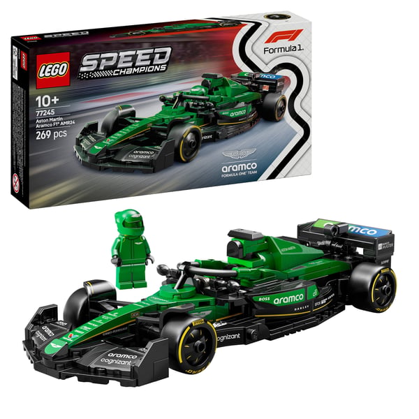 LEGO Speed Champions 77245 – Aston Martin Aramco F1® AMR24 racerbilen
