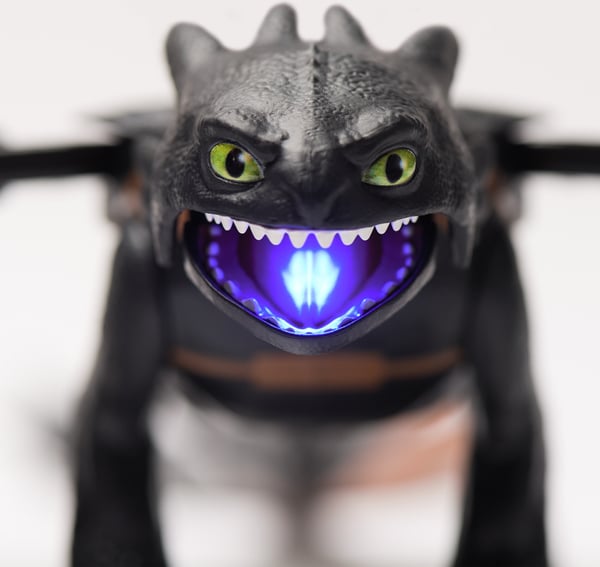 Så Tämjer Du Din Drake-filmen Plasma Blast Night Fury figur