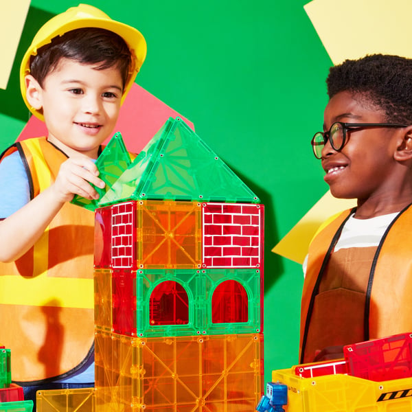MAGNA-TILES® Builder XL magnetbyggsats, 50 delar