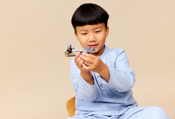 LEGO Star Wars TM 75436 Mandalorianens och Grogus speeder-cykel