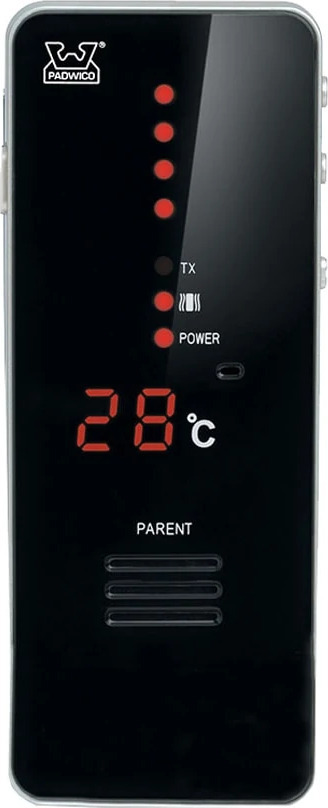 Padwico 850 babyalarm, sort