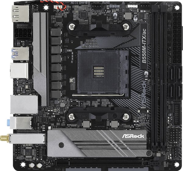 ASRock B550M-ITX/ac bundkort