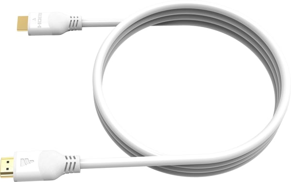 Fuj:tech HDMI 2.1 8K Certifierad Ultra High Speed -kabel, 2 m, vit