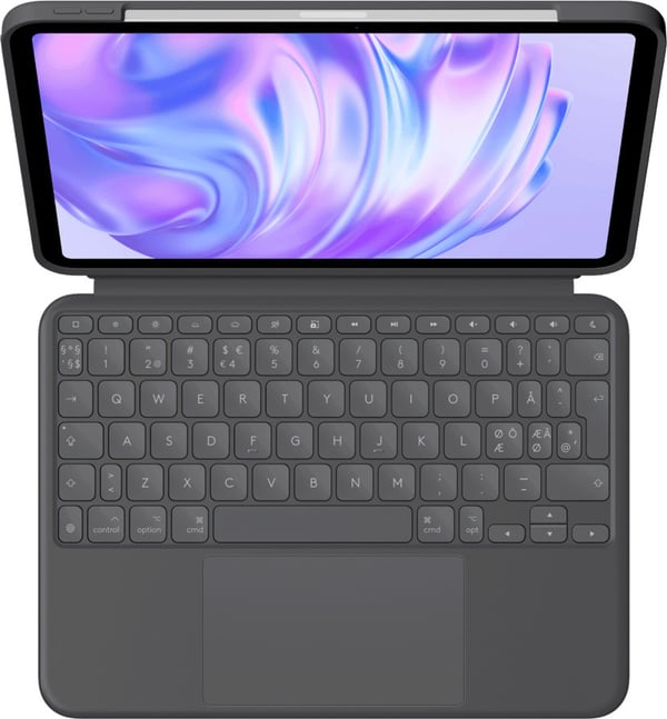 Logitech Combo Touch -tangentbord/fodral, 11" iPad Pro M4