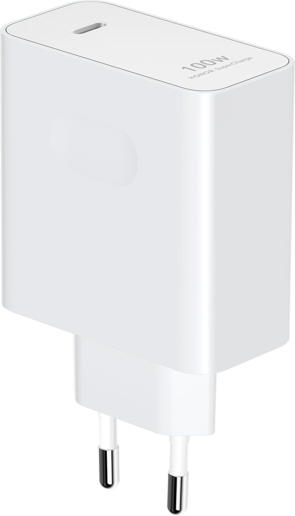 Honor SuperCharge GaN Slim 100W - nätadapter, USB-C, vit
