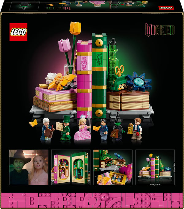 LEGO Wicked 75691 Glinda och Elphaba bokstöd