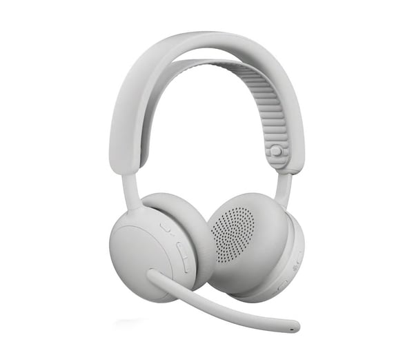 Logitech Zone Wireless 2 ES trådlösa hörlurar, Teams, vit