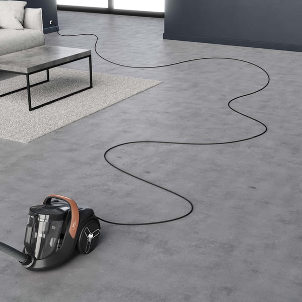 Tefal X-Trem Cyclonic Max Deep Clean dammsugare, påslös, svart