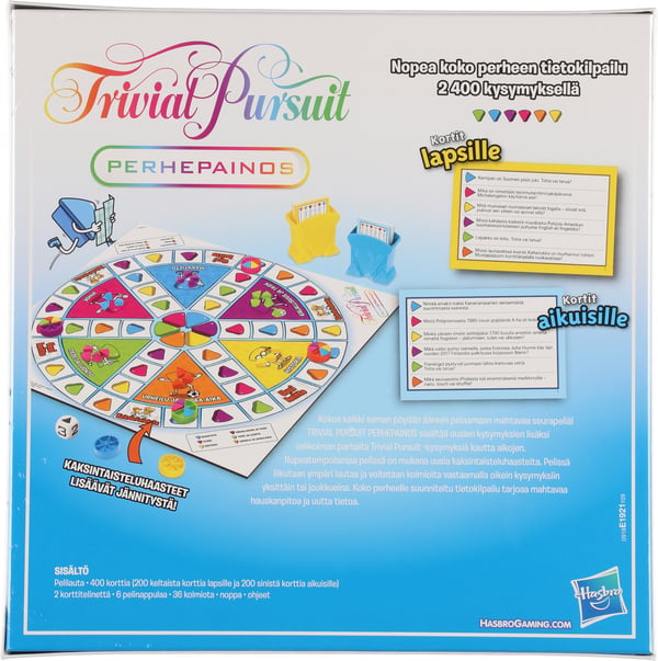 Trivial Pursuit Familjeutgåva - kunskapsspel, 2017
