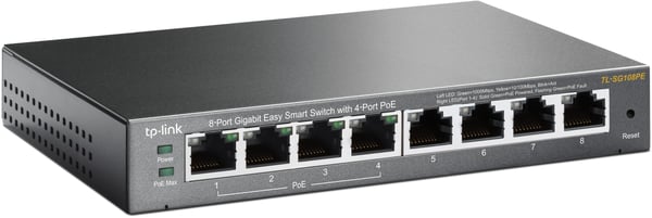 TP-LINK TL-SG108PE - 8-portars switch