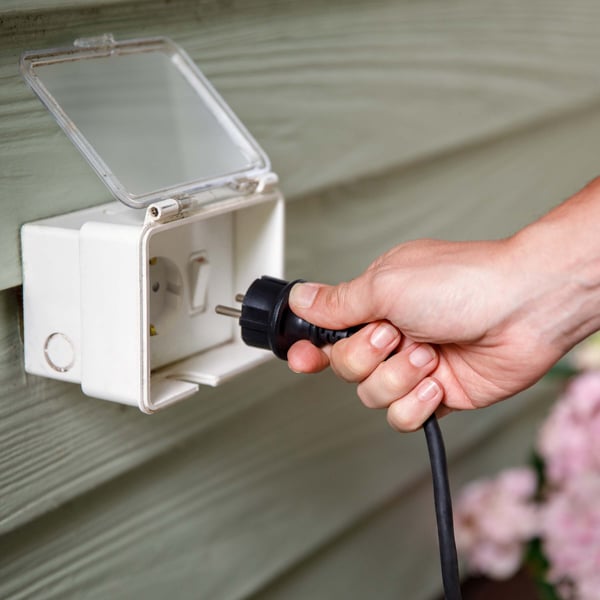 Philips HUE Outdoor strömförsörjning 100 W, med anslutningskabel, svart, 24 V för Hue lågspänningsset