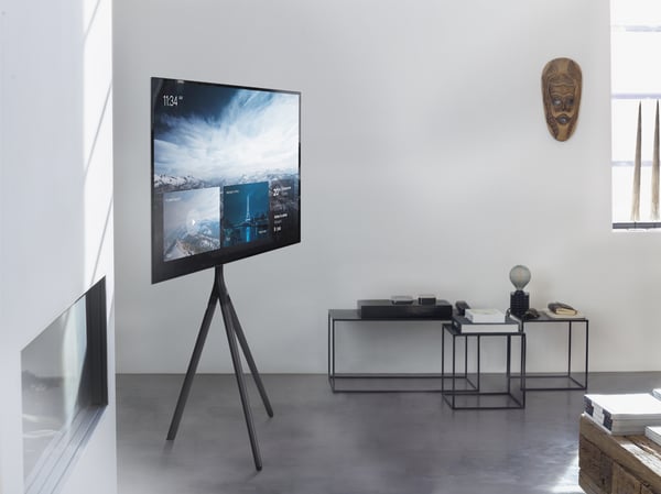 One For All WM7461 - Design golvstativ för 32-65" TV-apparater, grå metall
