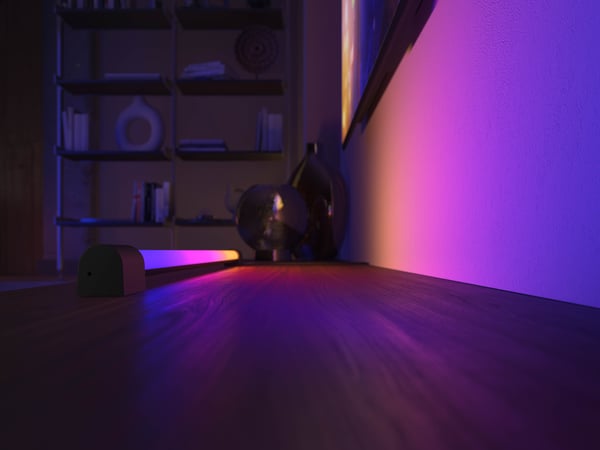 Philips Hue Gradient Light Tube - smart-lysrør, sort, flerfarvet belysning