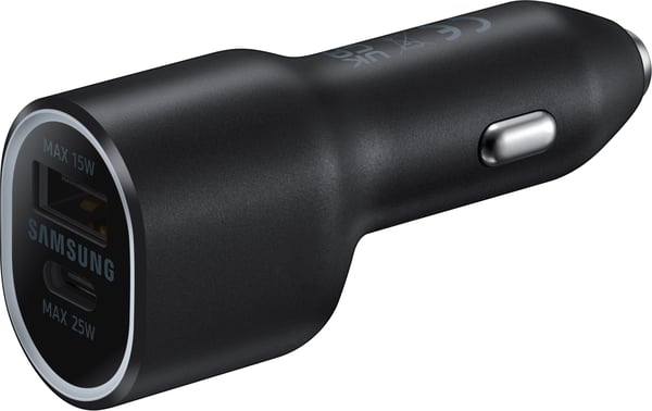 Samsung Bil Laddare Duo 40 W - Biladapter, svart