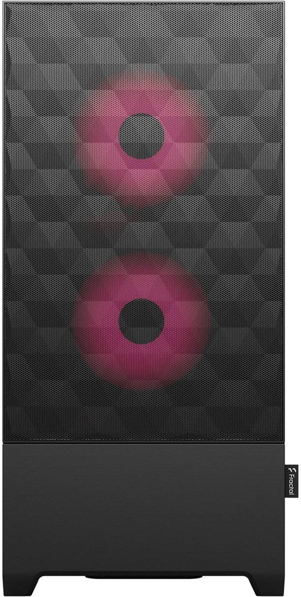 Fractal Design Pop Air RGB Magenta Core TG ATX-kabinet med vindue, sort/magenta