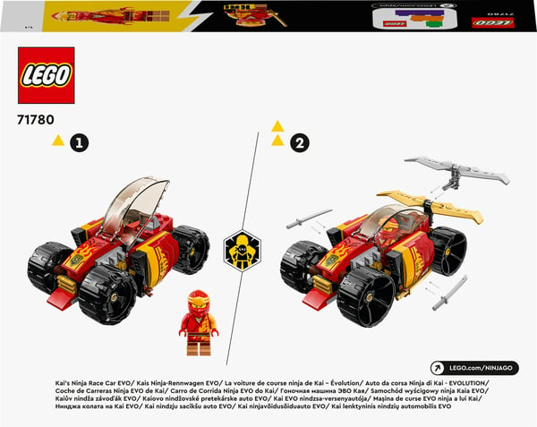 LEGO NINJAGO Kais ninjaracerbil EVO 71780 Bygg- och lekset (94 delar)