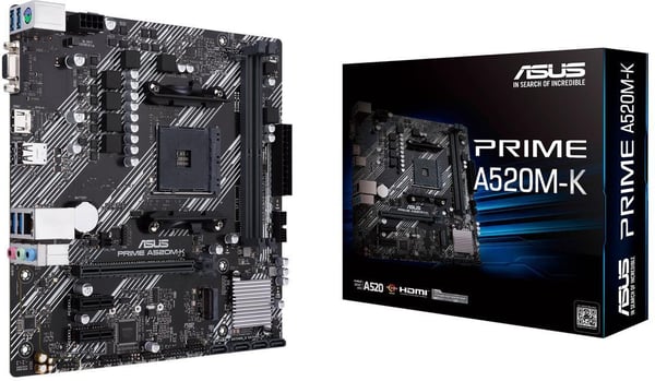 Asus Prime PRIME A520M-K mATX-moderkort