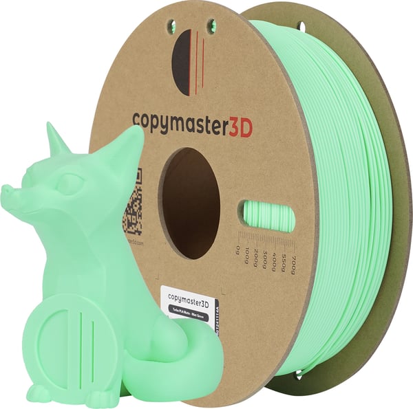 Copymaster3D Turbo PLA Matt -filament til 3D-printere, 1.75 mm, mat mintgrøn Copymaster3D Turbo PLA Matt -filament til 3D-printere, 1.75 mm, mat mintgrøn