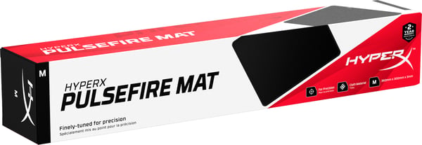 HyperX Pulsefire Mat -spilmus, sort, størrelse M