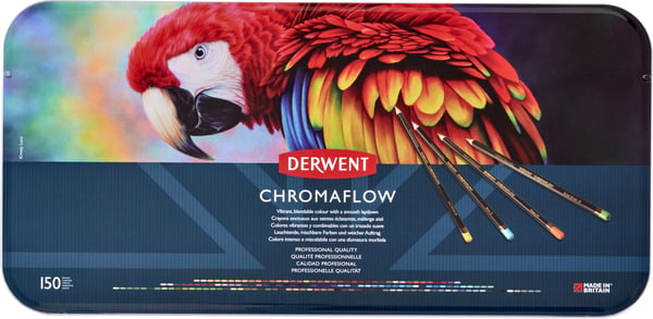 Derwent Chromaflow färgpennor, 150 st