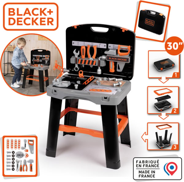 Smoby Black & Decker Bricolo Smart - Monterbar arbetsbänk