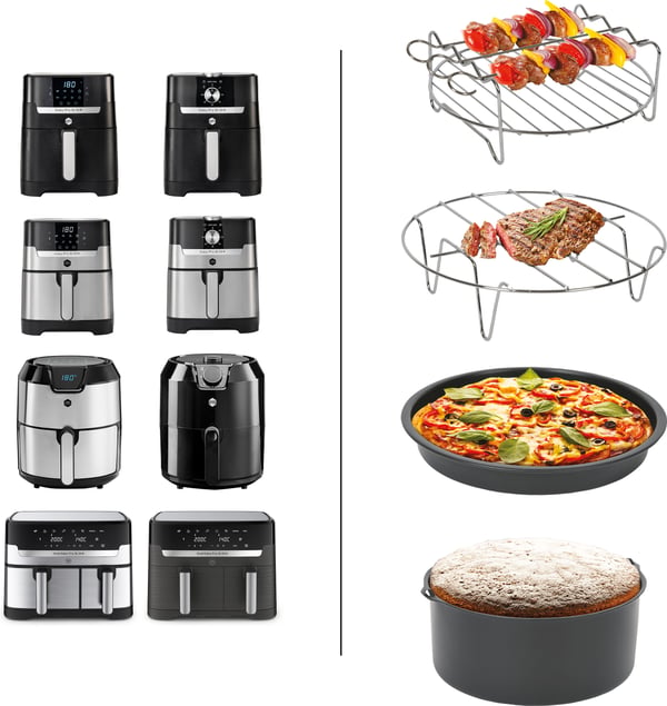 OBH Nordica Easy Fry -tillbehörsset för OBH Nordica XL luftfritöjermodeller
