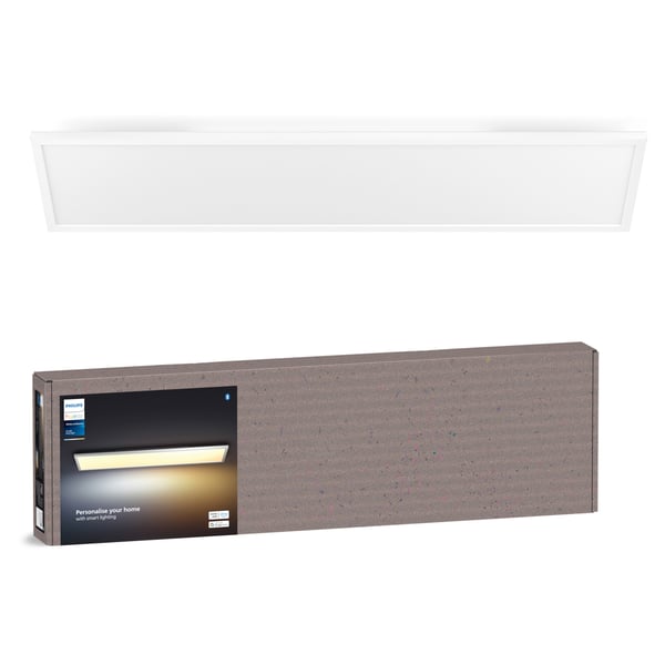 Philips Hue Aurelle taklampa 39 W, 2000-6500K, 3750 lm, rektangulär, vit