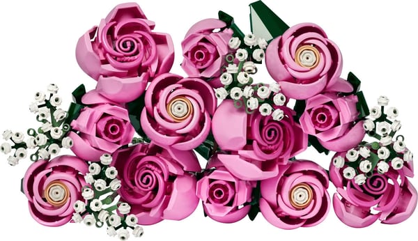 LEGO Botanicals 10374 Ljusrosa Rosbukett