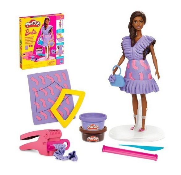 PLAY-DOH Barbie Modevolanger, modellervaxset