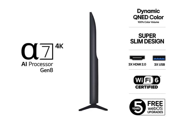LG 50" QNED 7E 4K TV (2025)