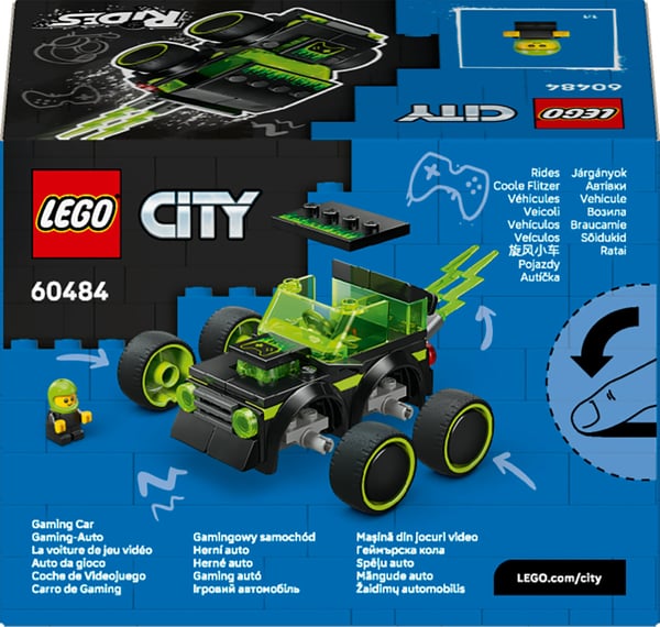 LEGO City Byggklossfordon 60484 Farkoster – Spelracingbil