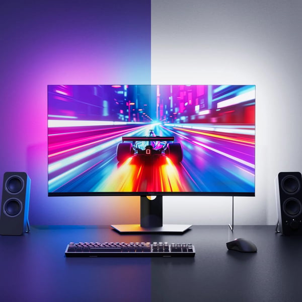 Nanoleaf PC-skärmspegel ljusslinga, 2,5 m