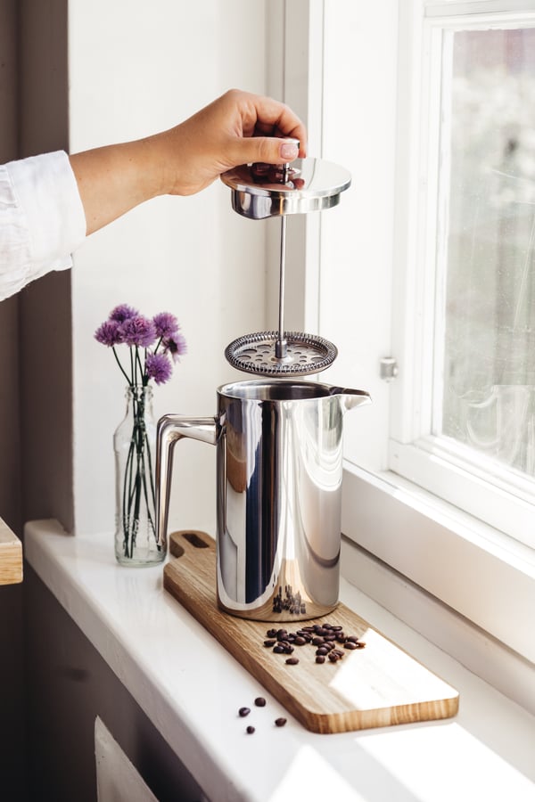 Heirol termopressobryggare, rostfritt stål, 1 l