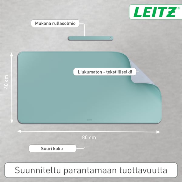 Leitz musmatta, 80 x 40 cm, mintgrön