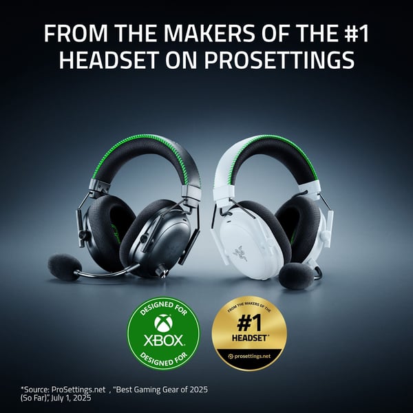Razer Blackshark V3 Pro Xbox trådlösa gaming-headset, svart