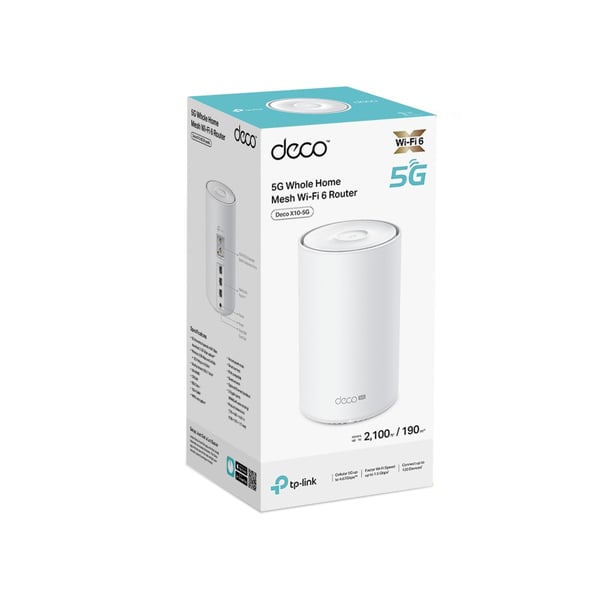 TP‑LINK Deco X10‑5G 5G/WiFi 6 Mesh-system
