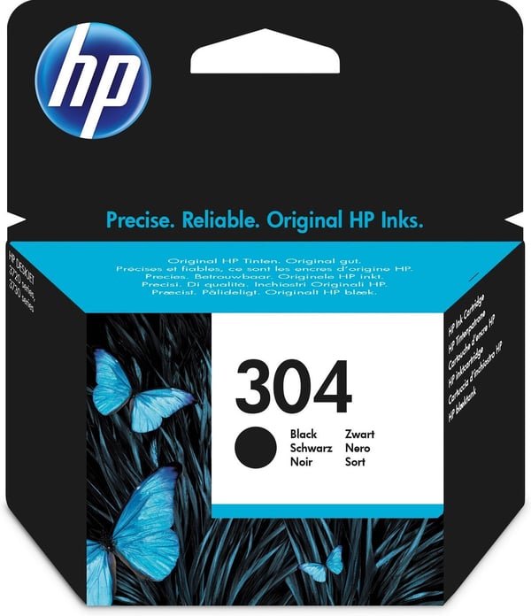 HP 304 - bläckpatron, svart