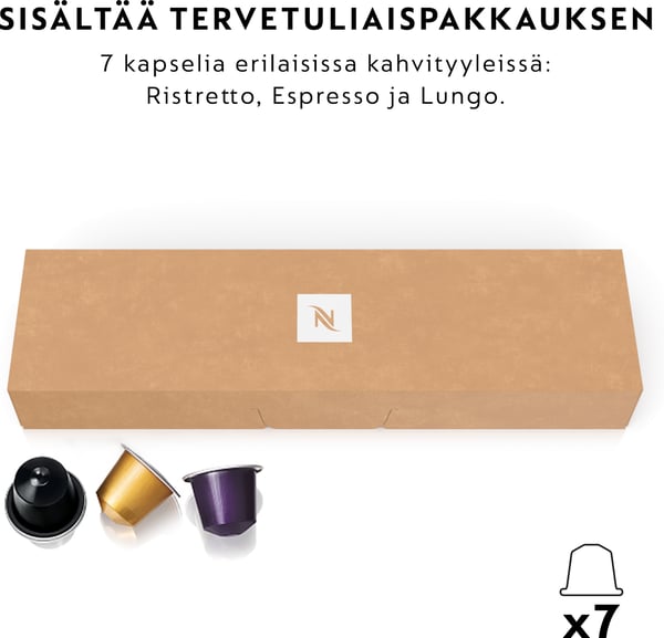 Nespresso Citiz & Milk -kapselmaskin, vit