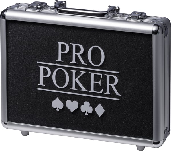 Pro Poker -pokerset i aluminiumbalja