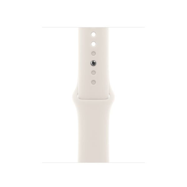 Apple Watch 42 mm stjärnvit sportarmband, S/M