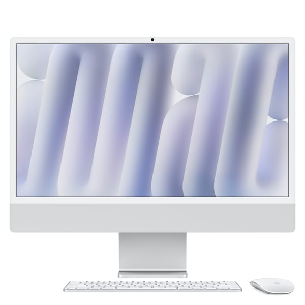 Apple iMac 24" M4 16 GB, 256 GB -dator, silver (MWUU3)