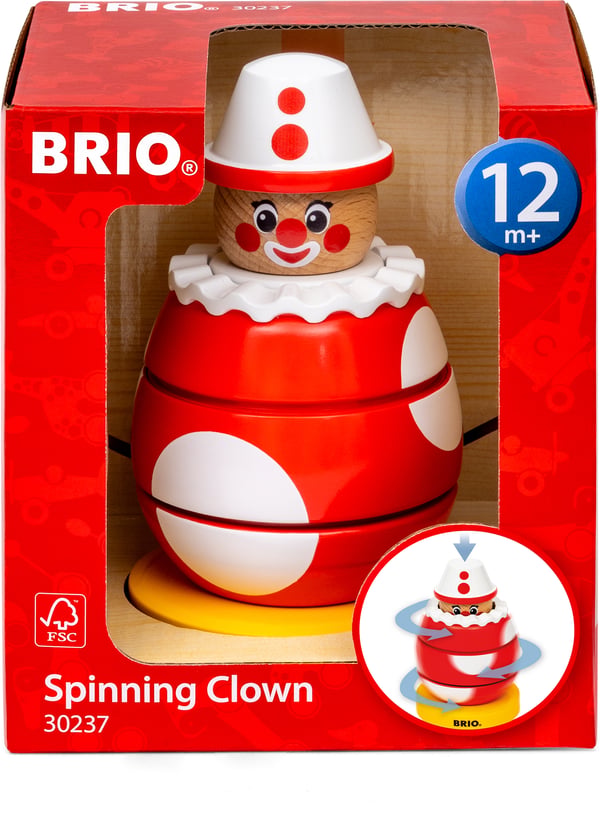 BRIO Snurrande Clown