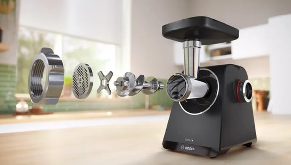 Bosch Serie 4 MultiPower MFWS440B köttkvarn, 1900 W, svart